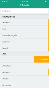 V Cards: Vegan Abroad screenshot