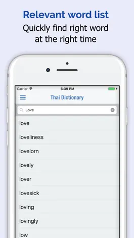 Game screenshot Thai Dictionary + apk