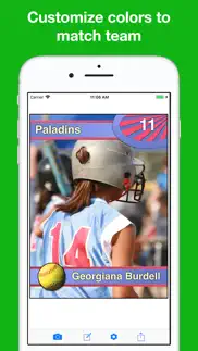 sports card maker pro iphone screenshot 3