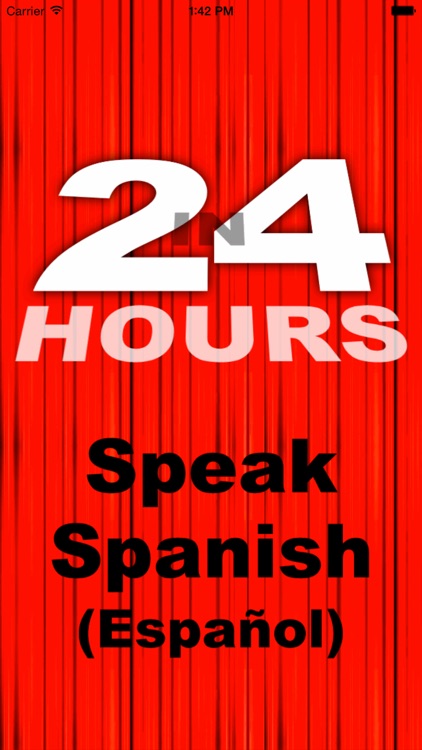 In 24 Hours Learn Spanish