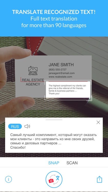 Scan & Translate+ Text grabber