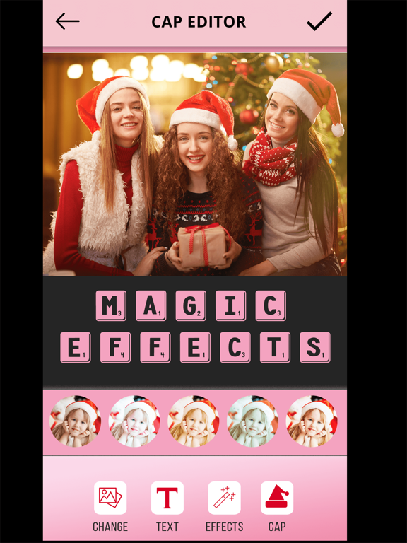 Screenshot #5 pour Santa Caps Photo Editor