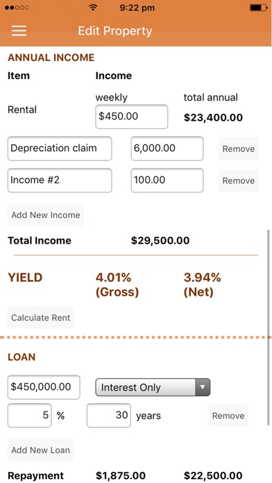 Property Yield Calculator screenshot 2