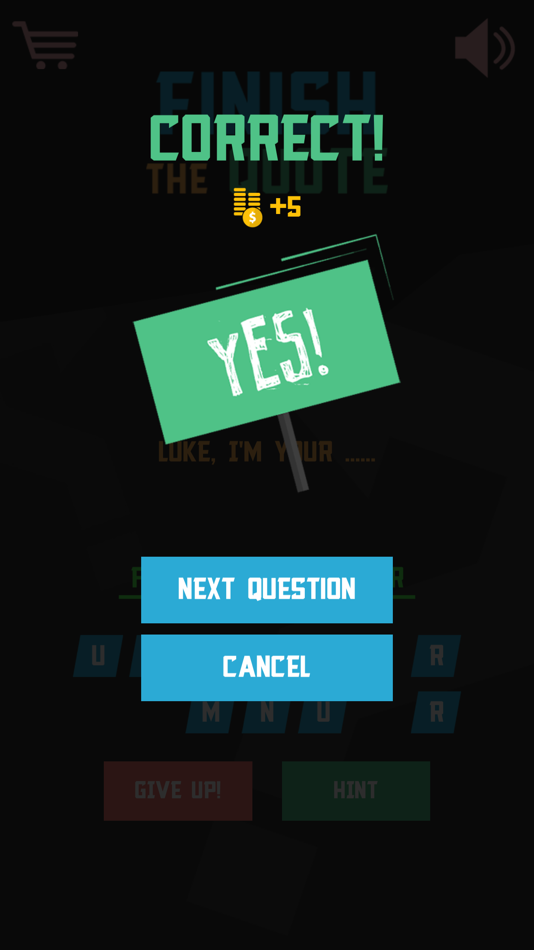 #6. Finish The Quote (iOS) 由: Daniel Baczkowski