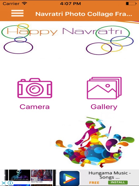 Screenshot #4 pour Navratri Photo Collage Frame