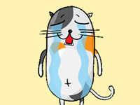 Funny Neko Cat Animated