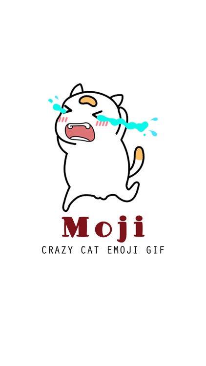 Moji - Crazy Cat Emoji GIF