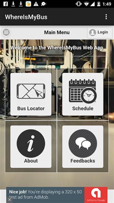 Screenshot #1 pour Whereismybus UNMC