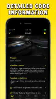 obd-2 subaru iphone screenshot 2