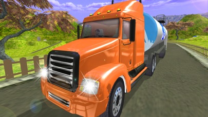 Milk Transport Dairy Van 3D screenshot 4