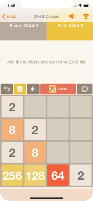 2048 8x8 (9007199254740992) Playing on iphone - part 1 