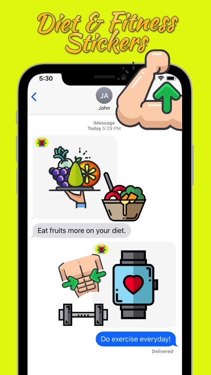 Diet & Fitness Stickers