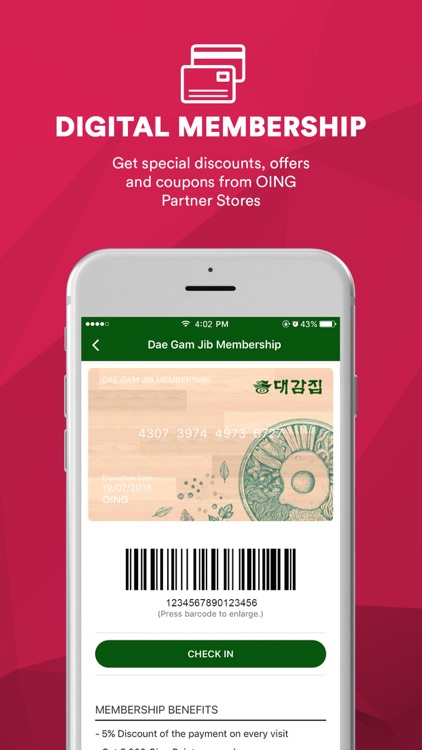 OING – Go Cardless Membership screenshot-3