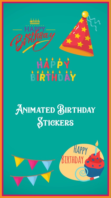 Animated Birthday Sticker Pack