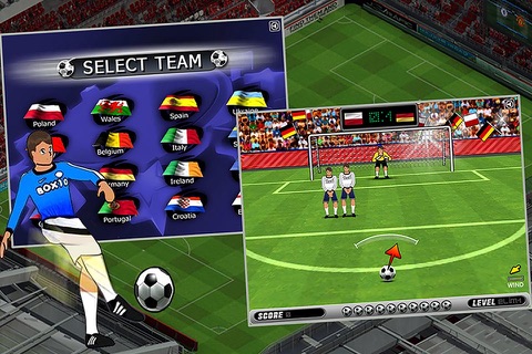 Euro Soccer Kick Shoot screenshot 2