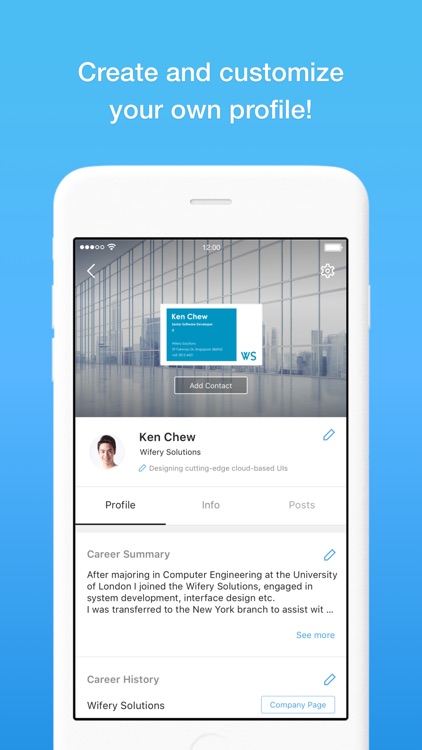 Eight - Manage Business Cards screenshot-3
