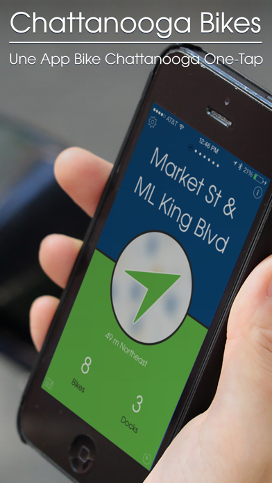 Screenshot #1 pour Chattanooga Bikes — Une App Bike Share One-Tap