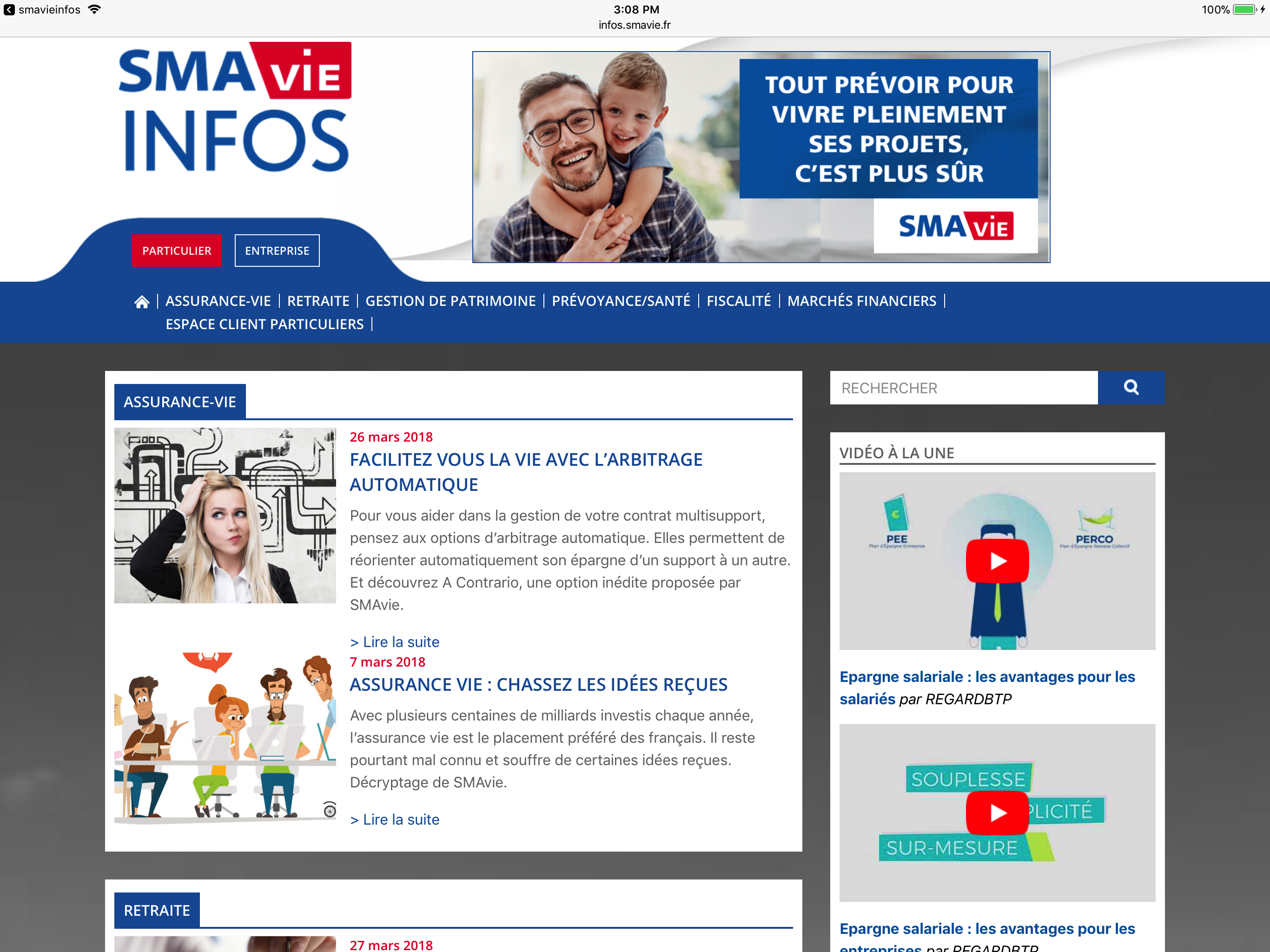 SMAvie Infos
