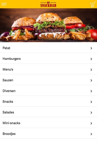 Cafetaria de Snackbar screenshot 3