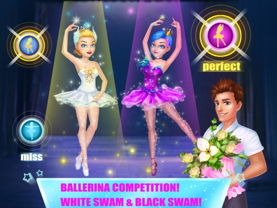 Twin Sisters Ballerina Dance iPad screenshot 4 - Games app