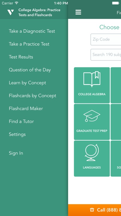 College Algebra: Practice Tests and Flashcards