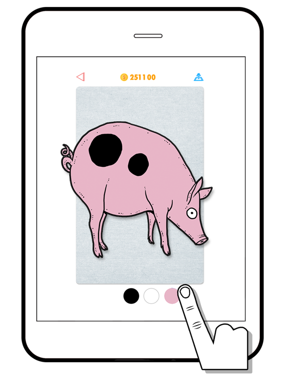Screenshot #4 pour 100 PICS Coloring Quiz Game