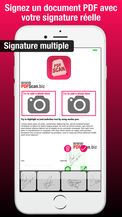 Screenshot #3 pour Scanner PDF + signer document