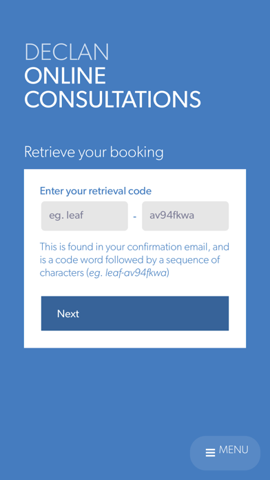App screenshot