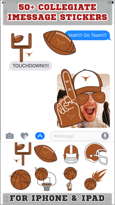 University of Texas Longhorns Stickers PLUS screenshot 1