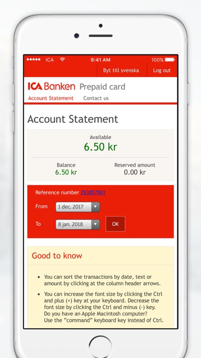 Kontantkort for iPhone - Free App Download