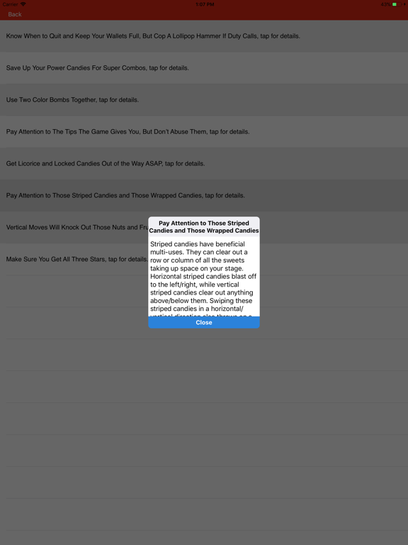 Guide for Candy Crush Saga New iPad screenshot