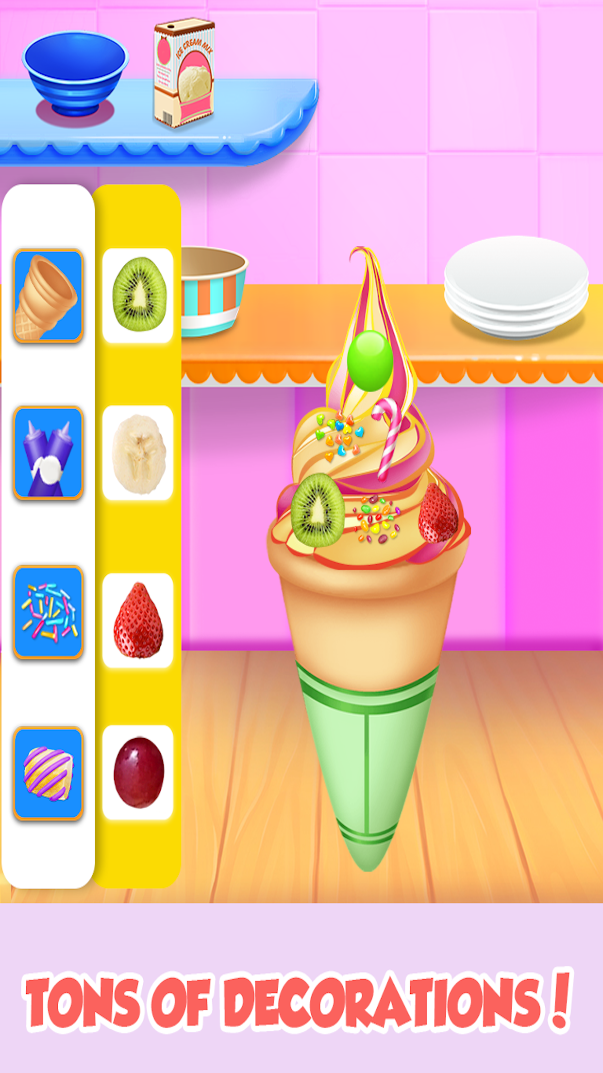 Ice Cream Maker - Cooking Games Fever