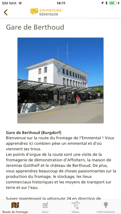 Screenshot #3 pour Route du fromage de l'Emmental