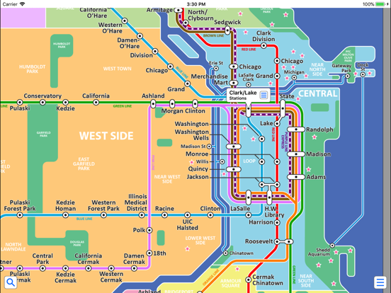 Screenshot #4 pour Chicago Metro from Zuti
