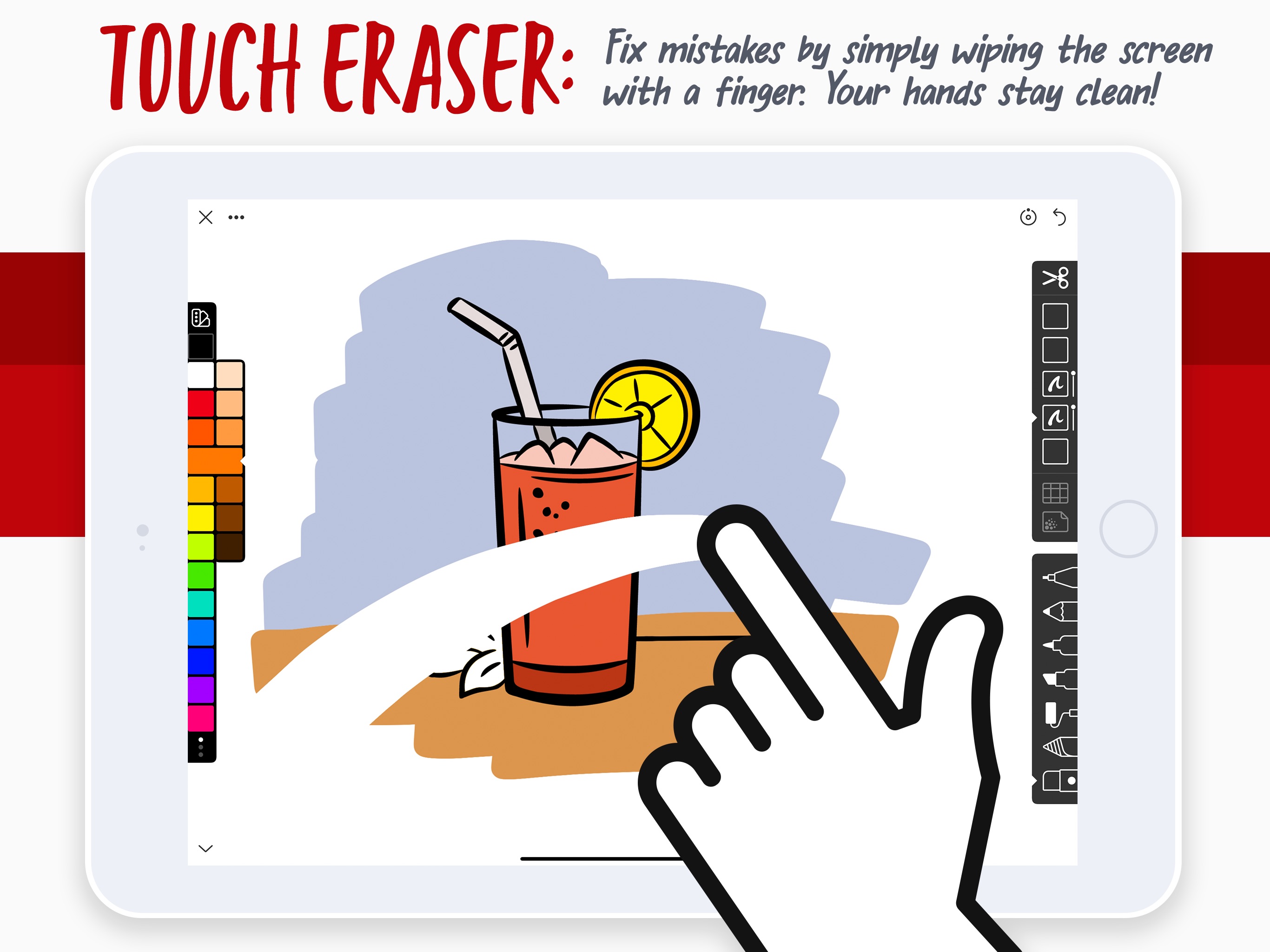 Screenshot do app Linea Sketch