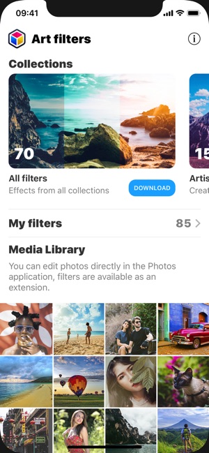 Art filters Screenshot