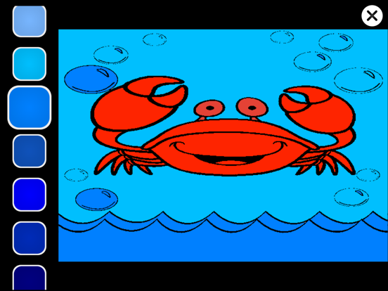 Sea Creatures Coloring Pages iPad screenshot