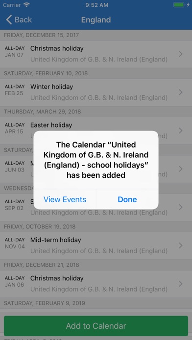 World Wide School Holidays screenshot 4