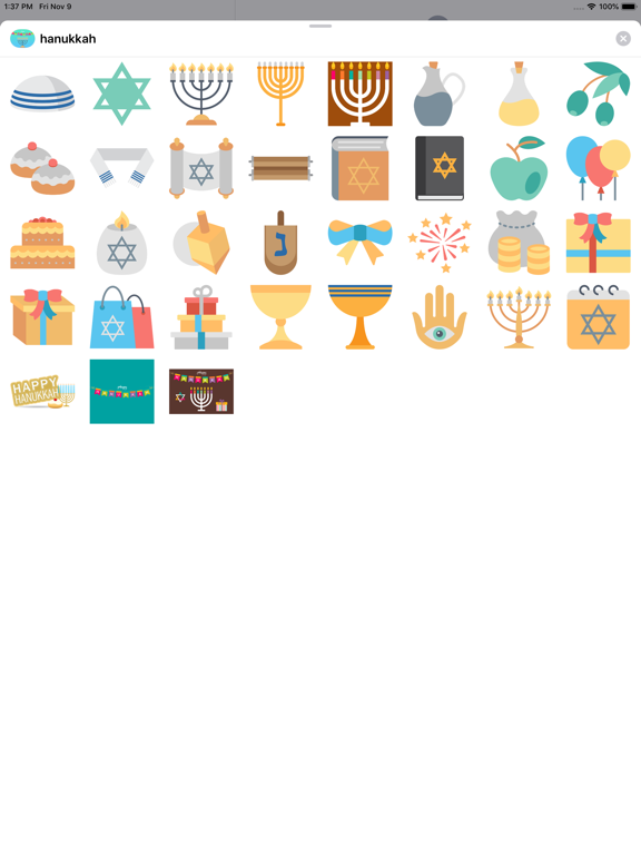 Hanukkah Chanukah Stickers