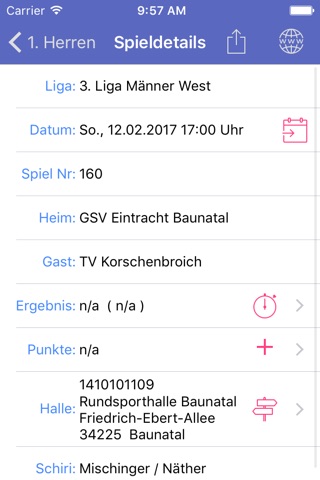 TV Korschenbroich Handball screenshot 3