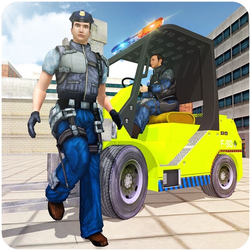 Police Training:  Fork Lifter Simulator icon