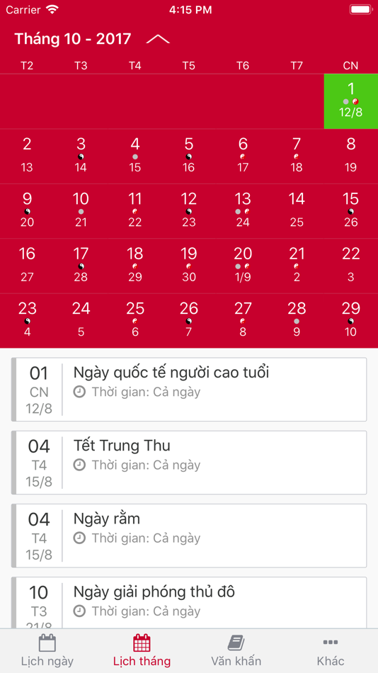 #3. Lịch Việt 2018 (iOS) 由: Ngo Ngoc Chien