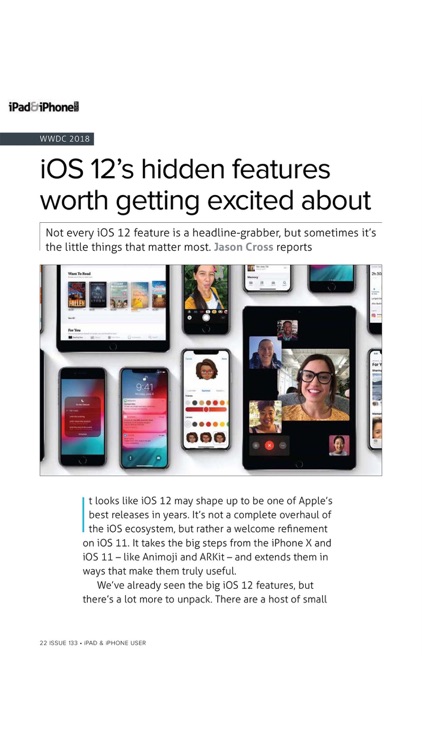 iPad & iPhone User magazine.