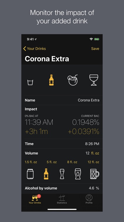 Drinks Tracker - Track drinks screenshot-4