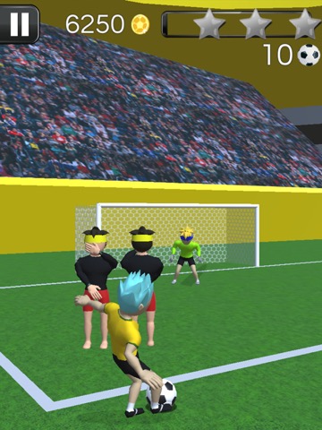 ファウル＆ゴールサッカー -  3Dサッカーゲームのおすすめ画像2