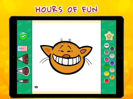 Coloring Your Cats iPad screenshot 4 - Education app
