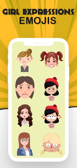 Girls Expression Emoji(圖2)-速報App