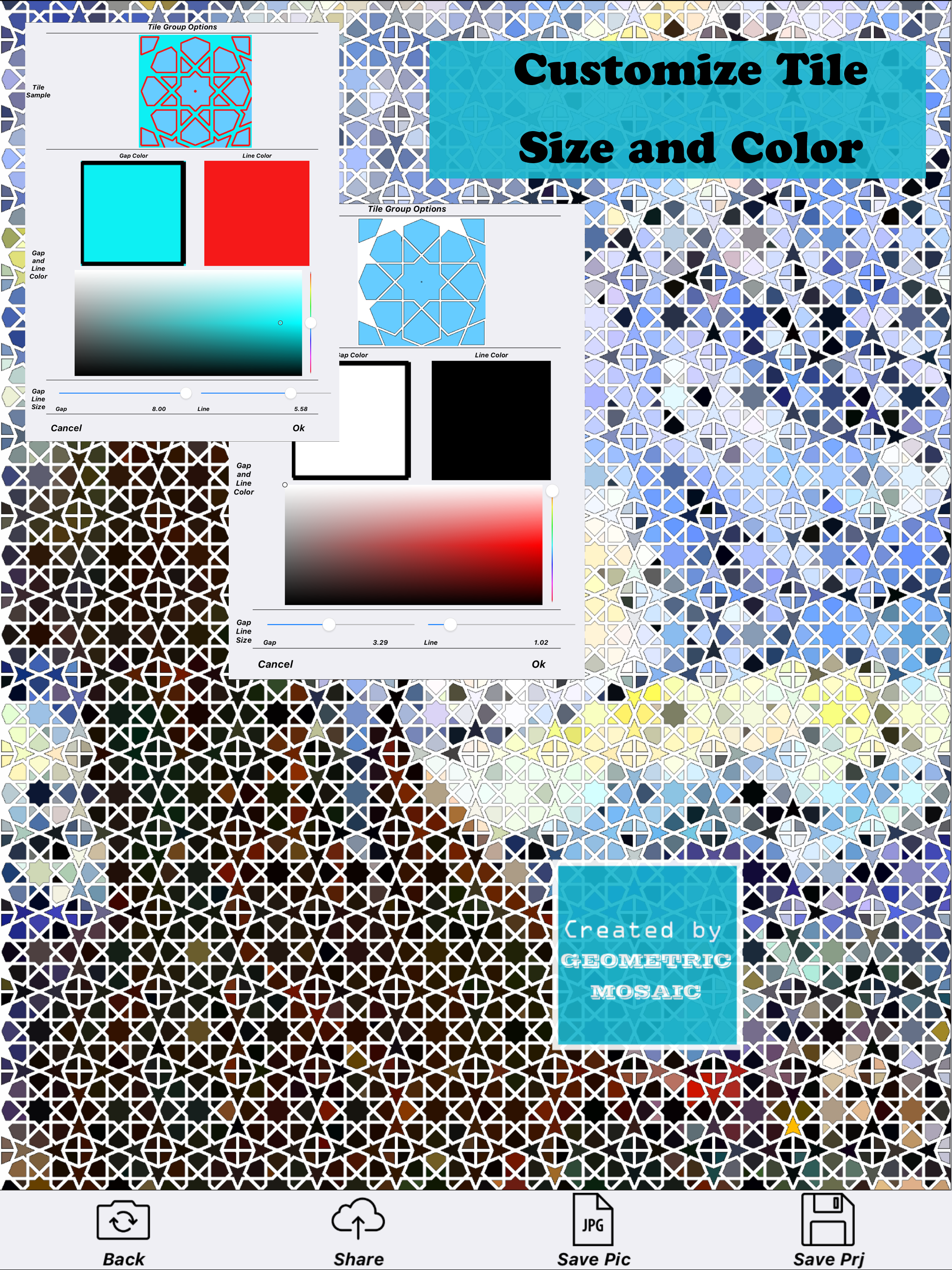 Geometric Mosaic screenshot 9