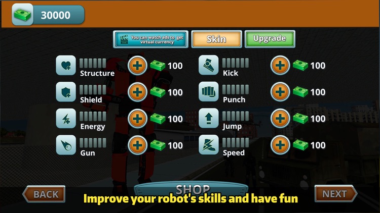 Robot Muscle - Car Strike screenshot-3