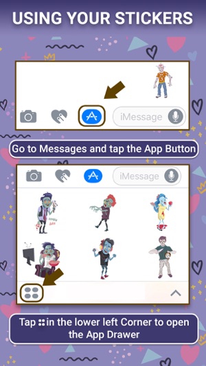 Zombie Animated Stickers